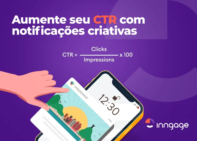 Entenda o que é CTR e como aumentá-lo através de Notificações Criativas