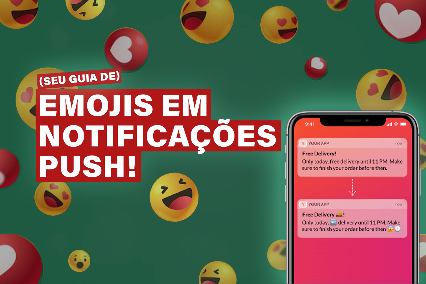 Emojis em Notificações Push