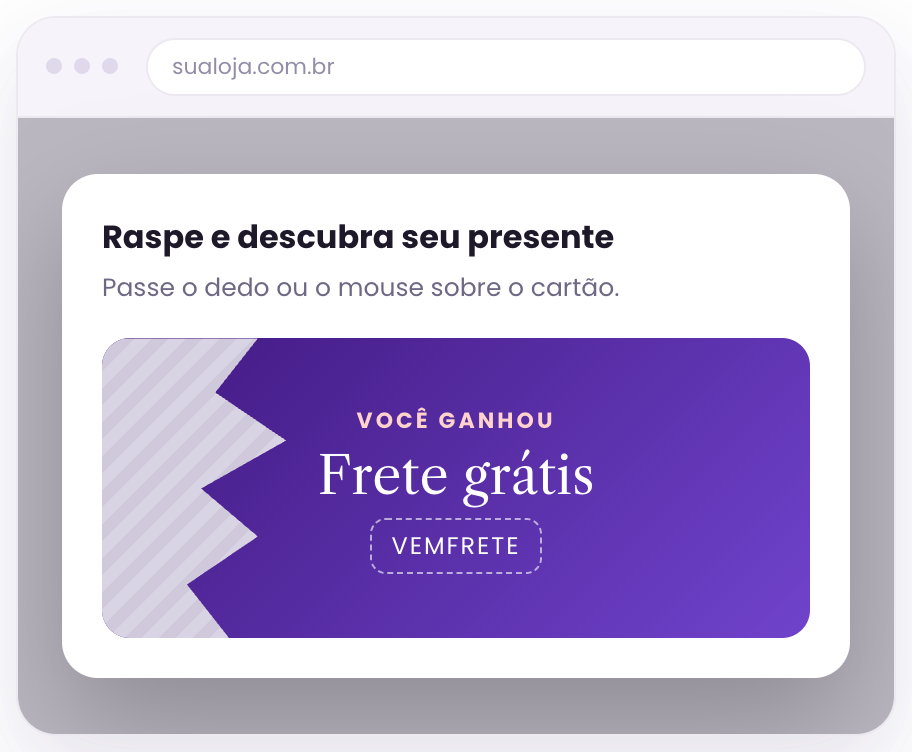 On Site Message Raspadinha